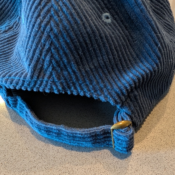 Frankie Jean Blue Corduroy Cap 'Howdy' - Picture 6 of 6